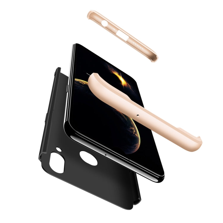For Galaxy A10s GKK Three Stage Splicing Full Coverage PC Case