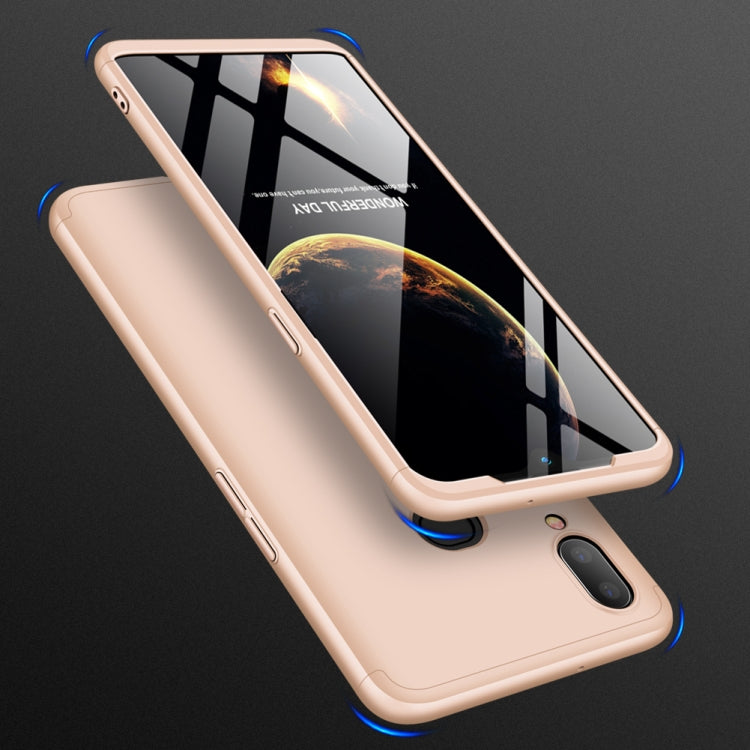 For Galaxy A10s GKK Three Stage Splicing Full Coverage PC Case