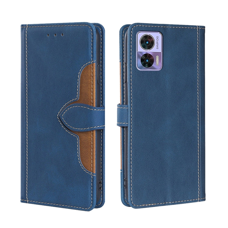For Motorola Edge 30 Neo Skin Feel Magnetic Buckle Leather Phone Case