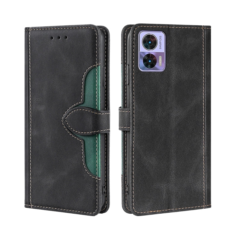 For Motorola Edge 30 Neo Skin Feel Magnetic Buckle Leather Phone Case