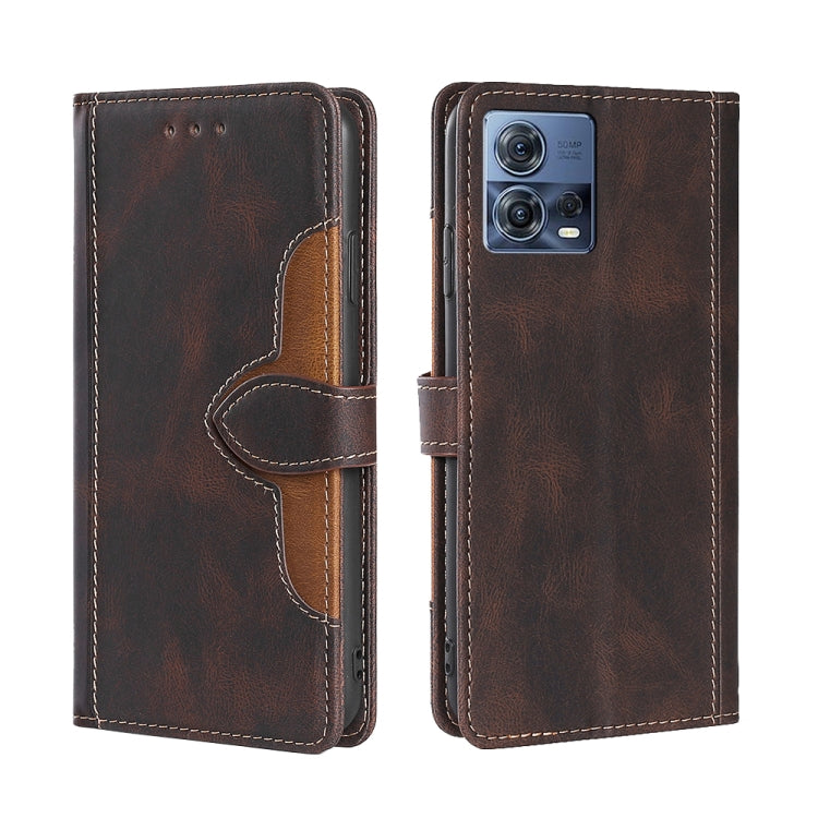 For Motorola Edge S30 Pro 5G/Edge 30 Fusion Skin Feel Magnetic Buckle Leather Phone Case
