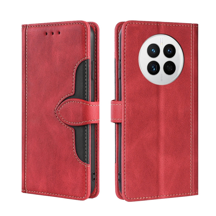 For Huawei Mate 50 Skin Feel Magnetic Buckle Leather Phone Case