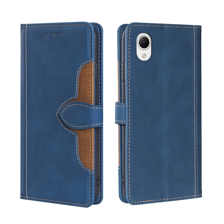 For Samsung Galaxy A23e/A22e Skin Feel Magnetic Buckle Leather Phone Case