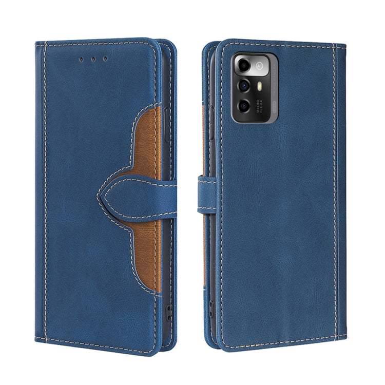 For ZTE Blade A72 5G Skin Feel Magnetic Buckle Leather Phone Case