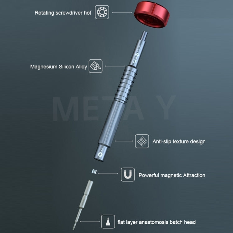 MECHANIC META Y Tri-point 0.6 Alloy Magnetic Screwdriver for Phone Repair