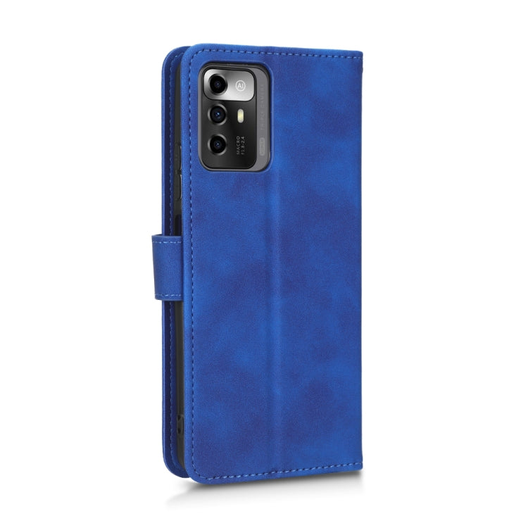 For ZTE Blade A72 5G Skin Feel Magnetic Flip Leather Phone Case