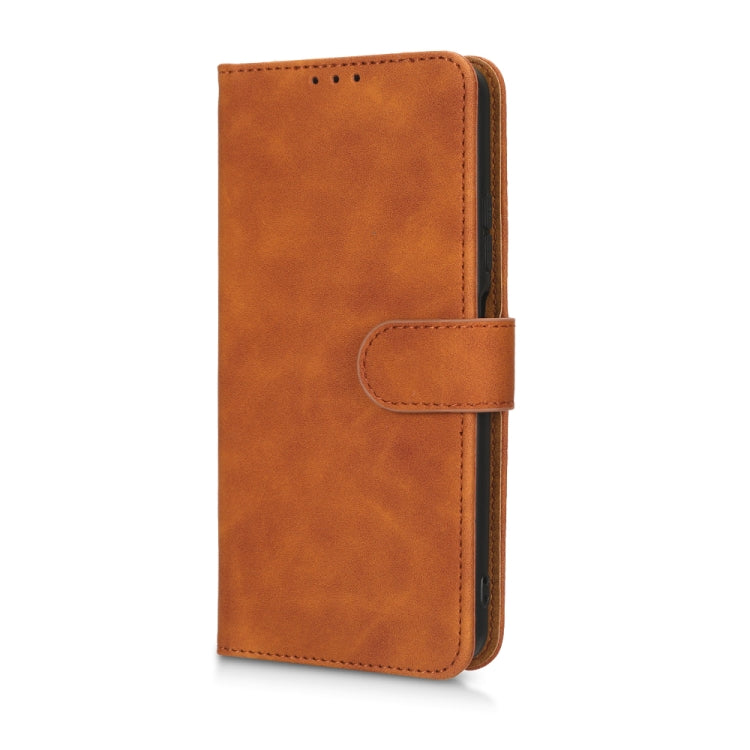 For ZTE Blade A72 5G Skin Feel Magnetic Flip Leather Phone Case