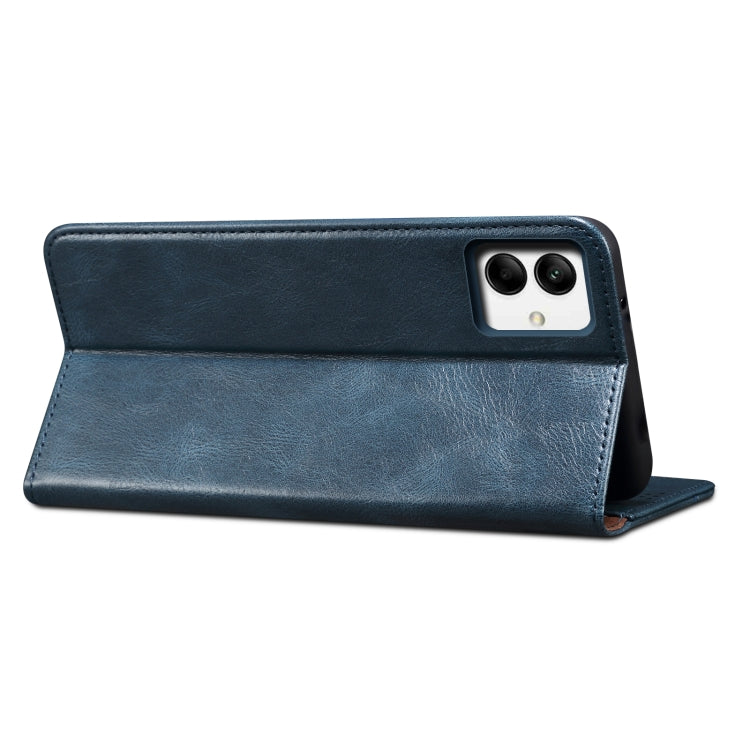 For Samsung Galaxy A04 4G Oil Wax Crazy Horse Texture Leather Phone Case