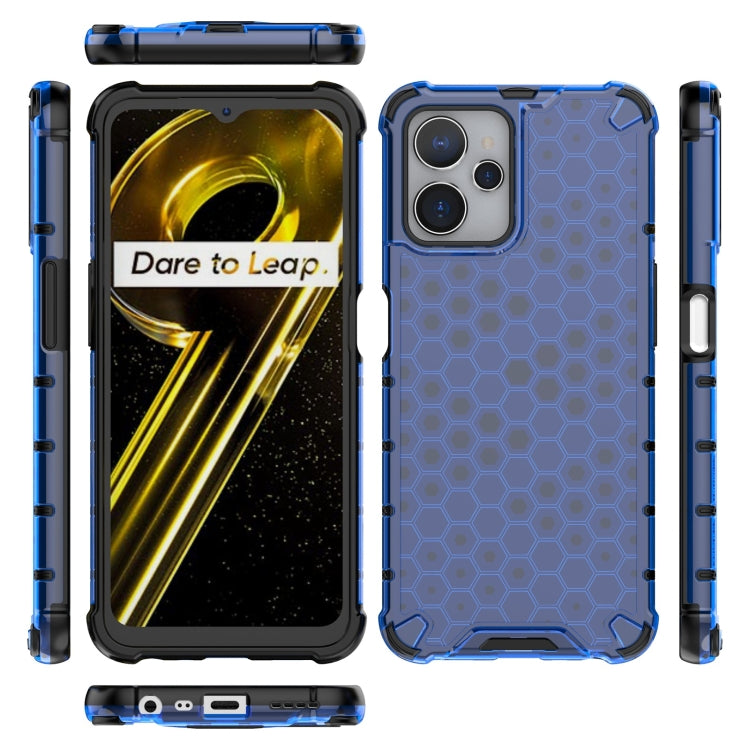 For Realme i9 5G Lanyard Honeycomb Phone Case