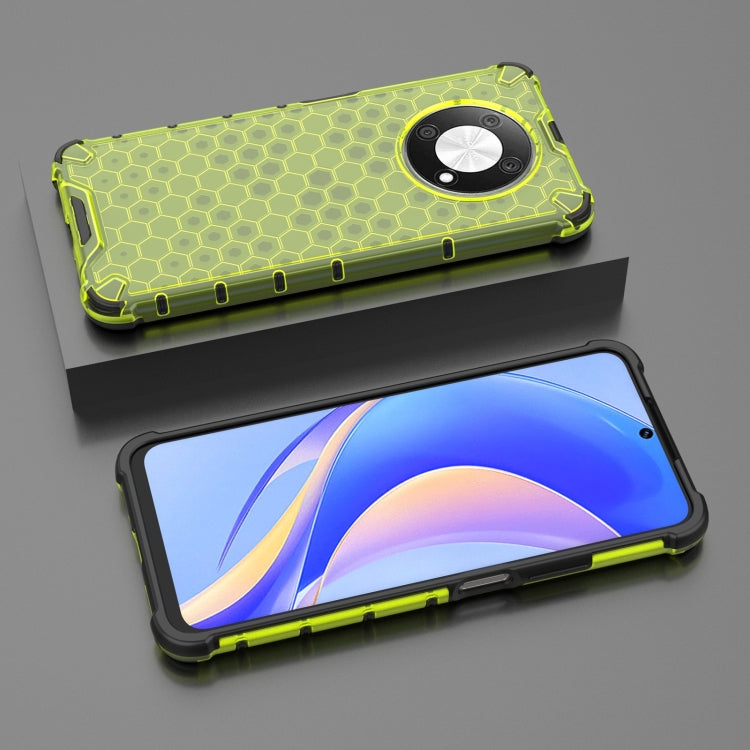 For Huawei nova Y90 4G Lanyard Honeycomb Phone Case
