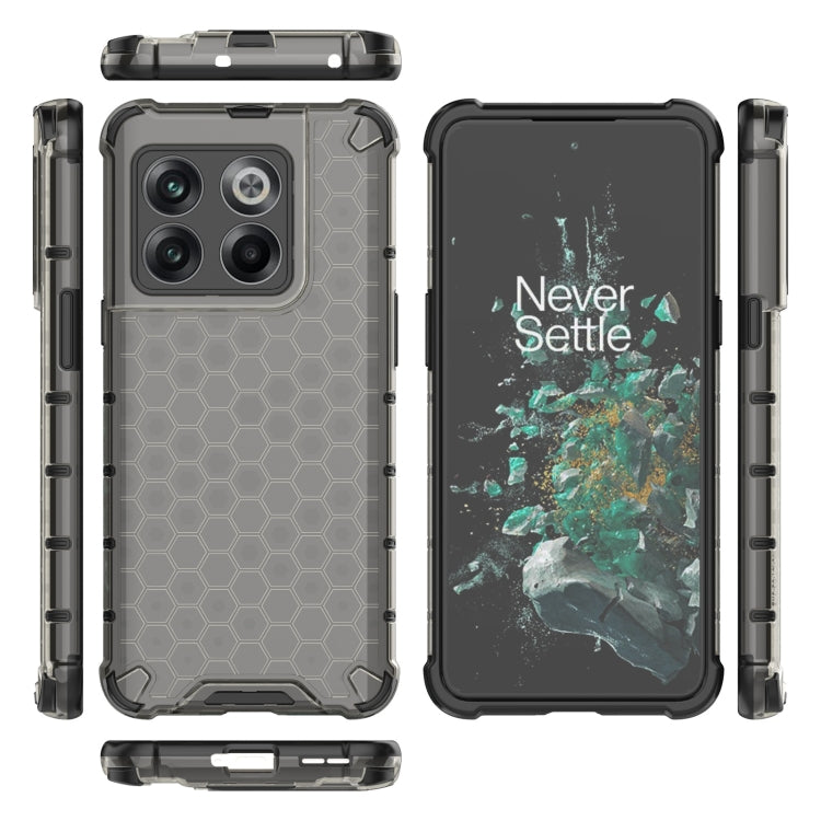 For OnePlus 10T Lanyard Honeycomb Phone Case
