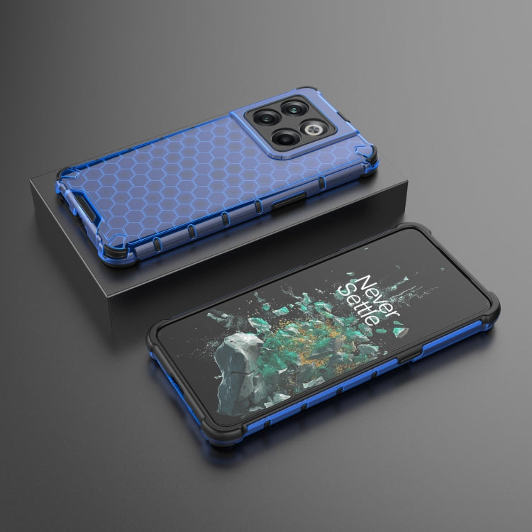 For OnePlus 10T Lanyard Honeycomb Phone Case