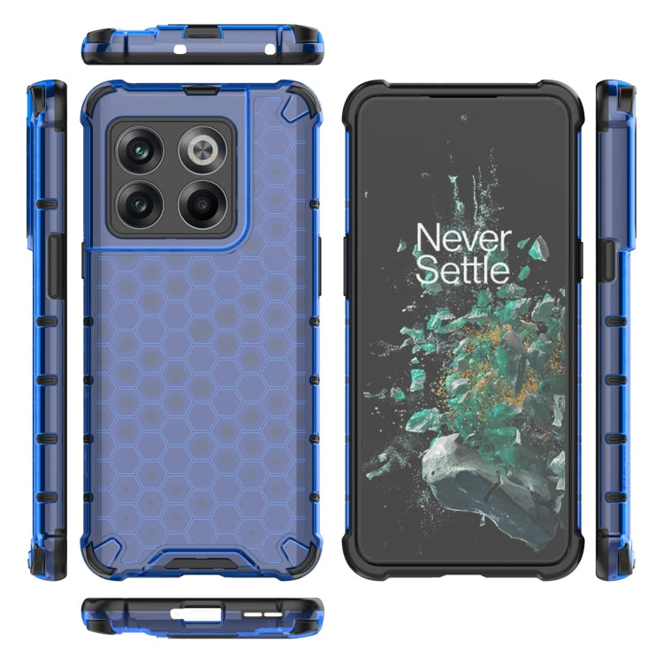 For OnePlus 10T Lanyard Honeycomb Phone Case