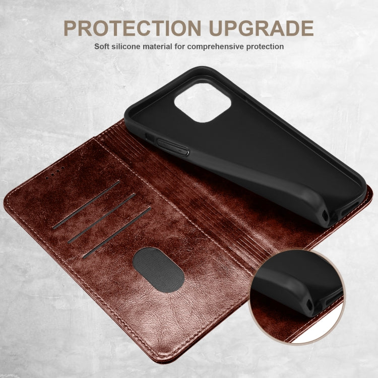 For iPhone 14 Baroque Simple Flip Leather Phone Case