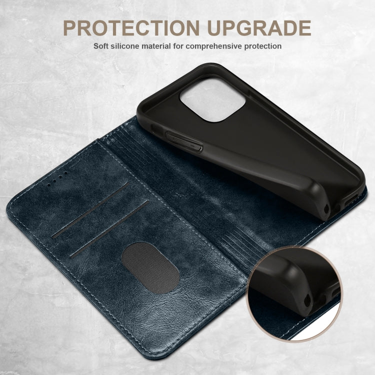 For iPhone 14 Pro Baroque Simple Flip Leather Phone Case