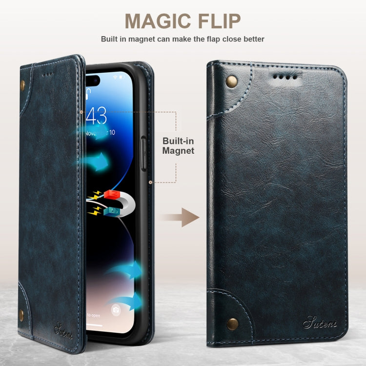 For iPhone 14 Pro Max Baroque Simple Flip Leather Phone Case