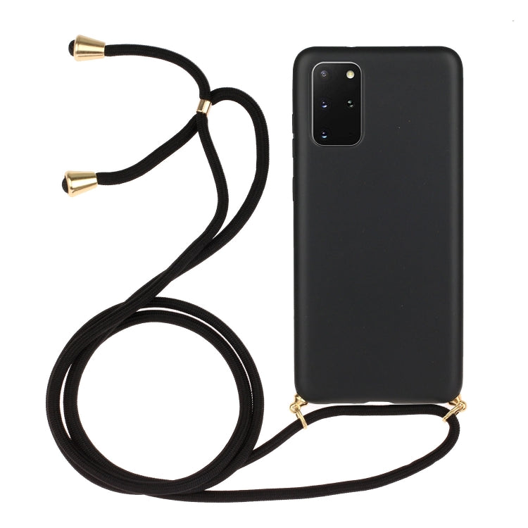 For Galaxy S20 Plus Wheat Straw Material + TPU Protective Case with Lanyard