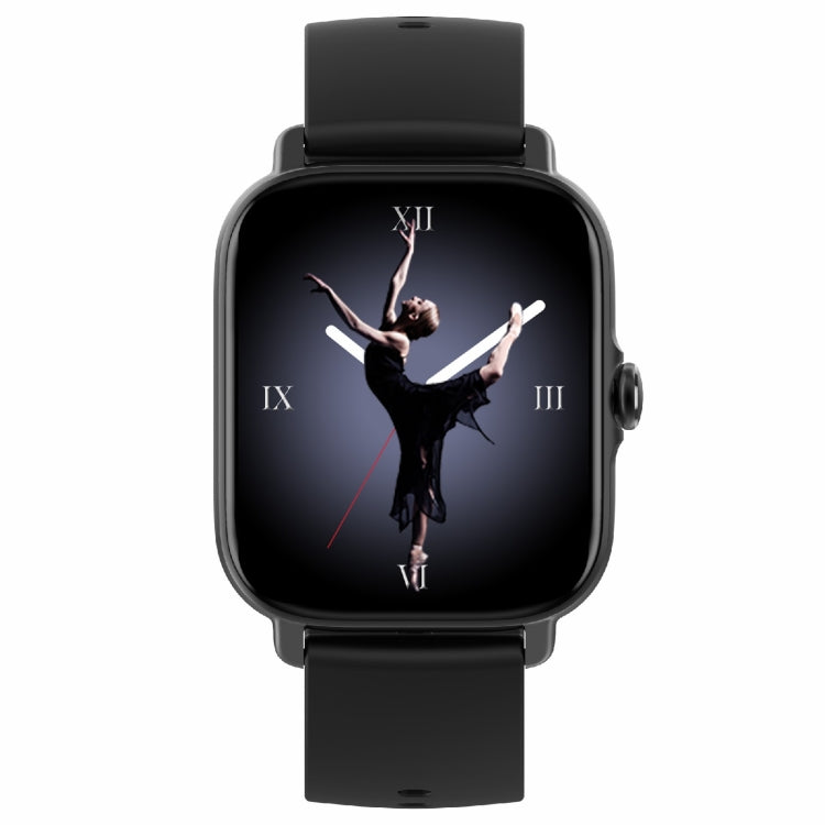 HAMTOD GT21 1.69 inch TFT Screen Smart Watch Supports Bluetooth Call/Sleep Monitoring/Heart Rate Monitoring(Obsidian Black)