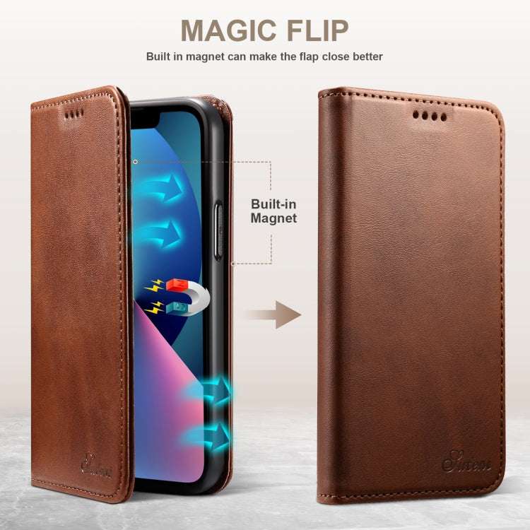 For iPhone 14 Calf Texture Horizontal Flip Leather Phone Case