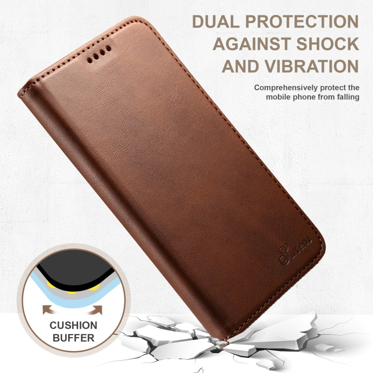 For iPhone 14 Plus Calf Texture Horizontal Flip Leather Phone Case
