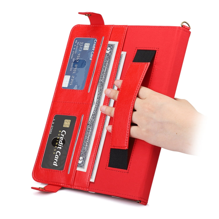 For iPad Pro 11 2021 / 2020 Envelope Horizontal Flip PU Leather Tablet Case with Card Slots & Pen Slots & Holder & Wallet & Photo Frame & Shoulder Strap