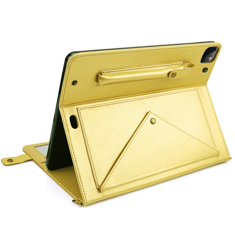 For iPad Pro 11 2021 / 2020 Envelope Horizontal Flip PU Leather Tablet Case with Card Slots & Pen Slots & Holder & Wallet & Photo Frame & Shoulder Strap