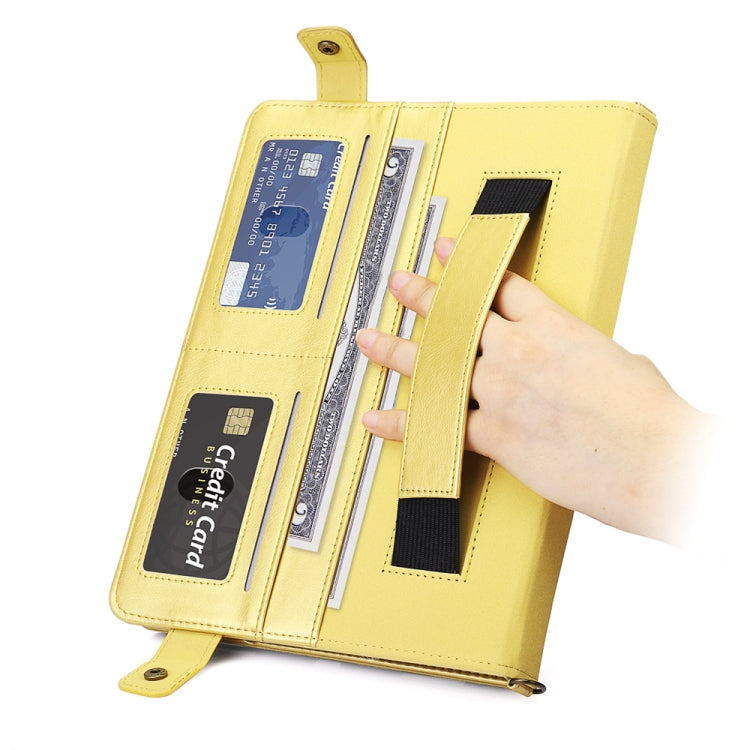For iPad Pro 11 2021 / 2020 Envelope Horizontal Flip PU Leather Tablet Case with Card Slots & Pen Slots & Holder & Wallet & Photo Frame & Shoulder Strap