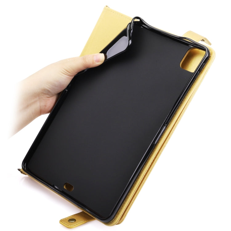For iPad Pro 11 2021 / 2020 Envelope Horizontal Flip PU Leather Tablet Case with Card Slots & Pen Slots & Holder & Wallet & Photo Frame & Shoulder Strap