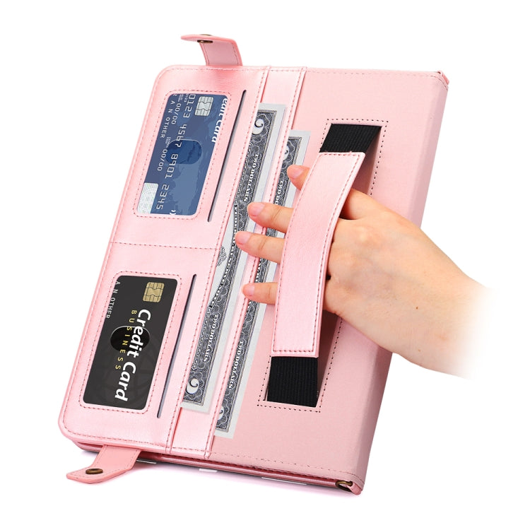 For iPad Pro 11 2021 / 2020 Envelope Horizontal Flip PU Leather Tablet Case with Card Slots & Pen Slots & Holder & Wallet & Photo Frame & Shoulder Strap