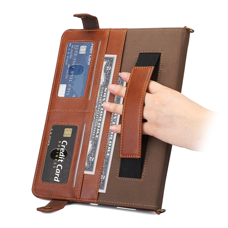 For iPad Pro 11 2021 / 2020 Envelope Horizontal Flip PU Leather Tablet Case with Card Slots & Pen Slots & Holder & Wallet & Photo Frame & Shoulder Strap