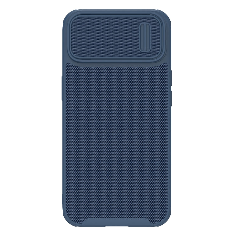 For iPhone 14 Plus  NILLKIN 3D Textured Camshield PC + TPU Phone Case