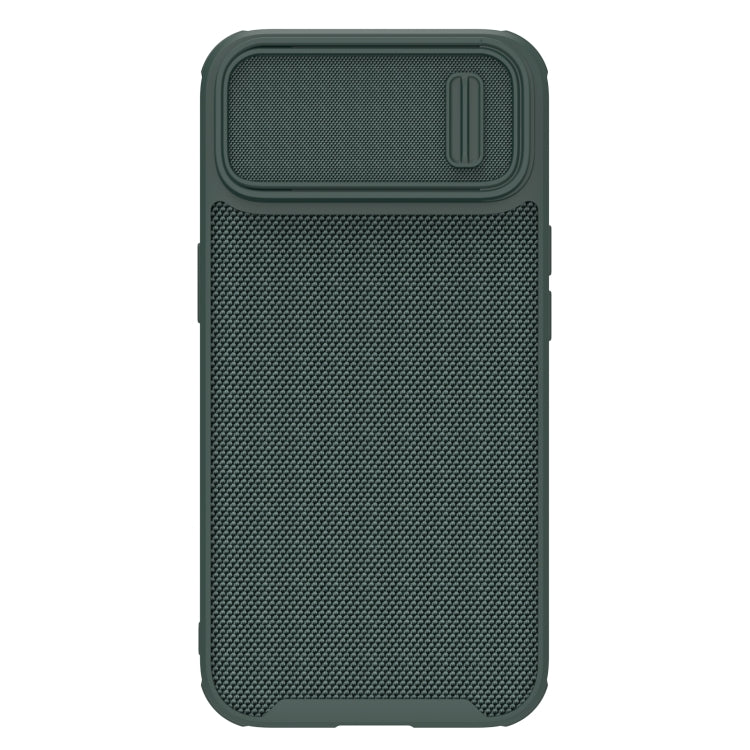 For iPhone 14 Plus  NILLKIN 3D Textured Camshield PC + TPU Phone Case