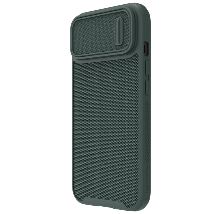 For iPhone 14 Plus  NILLKIN 3D Textured Camshield PC + TPU Phone Case