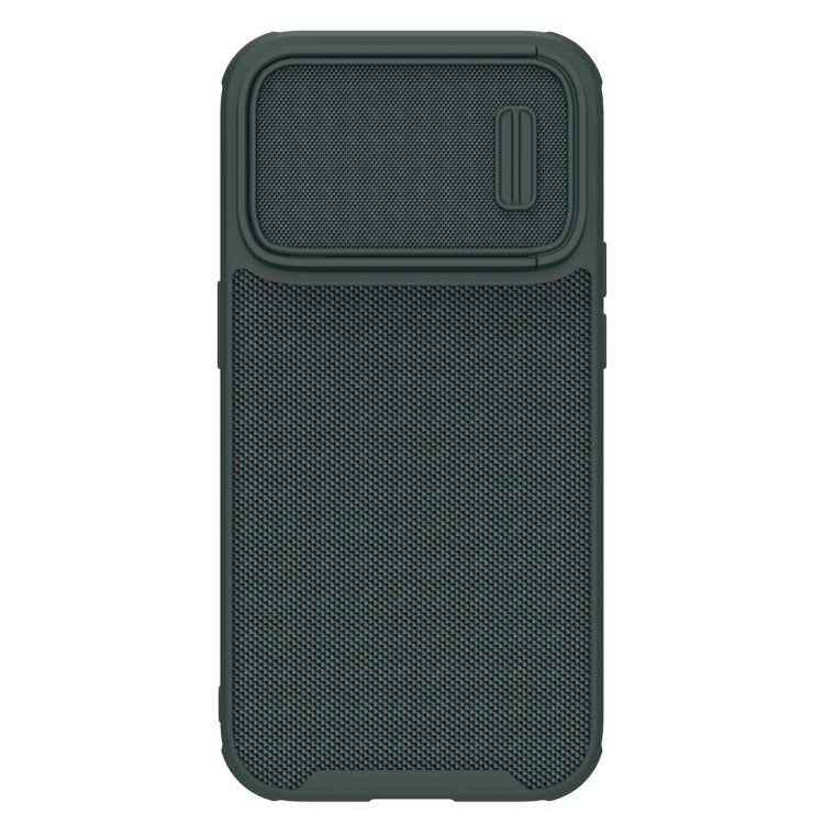 For iPhone 14 Pro NILLKIN 3D Textured Camshield PC + TPU Phone Case
