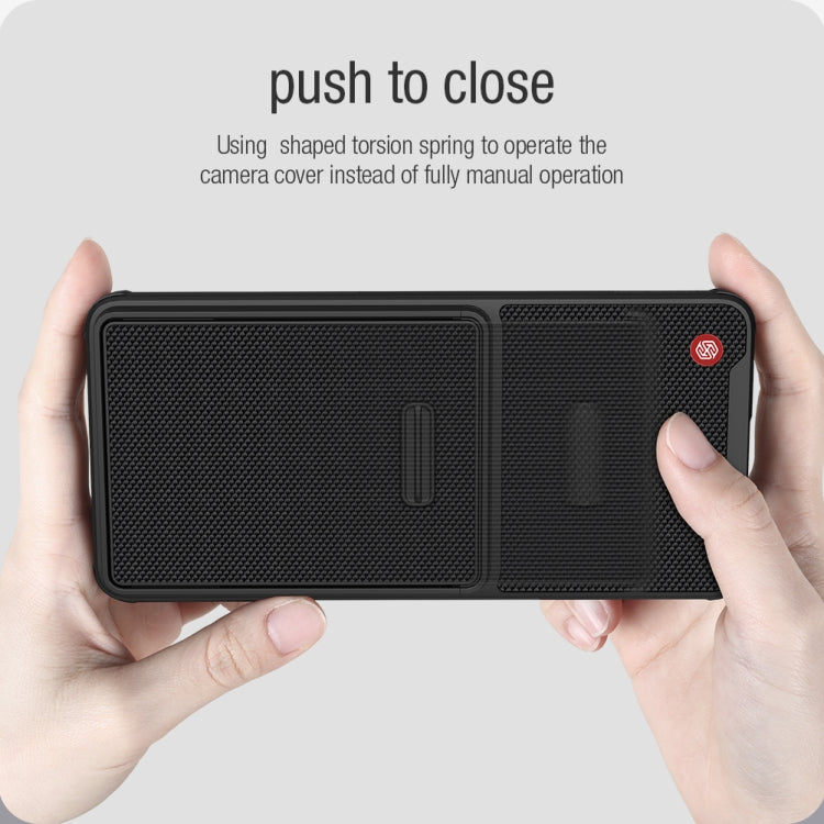 For Xiaomi 12S Ultra NILLKIN 3D Textured Camshield PC + TPU Phone Case(Black)