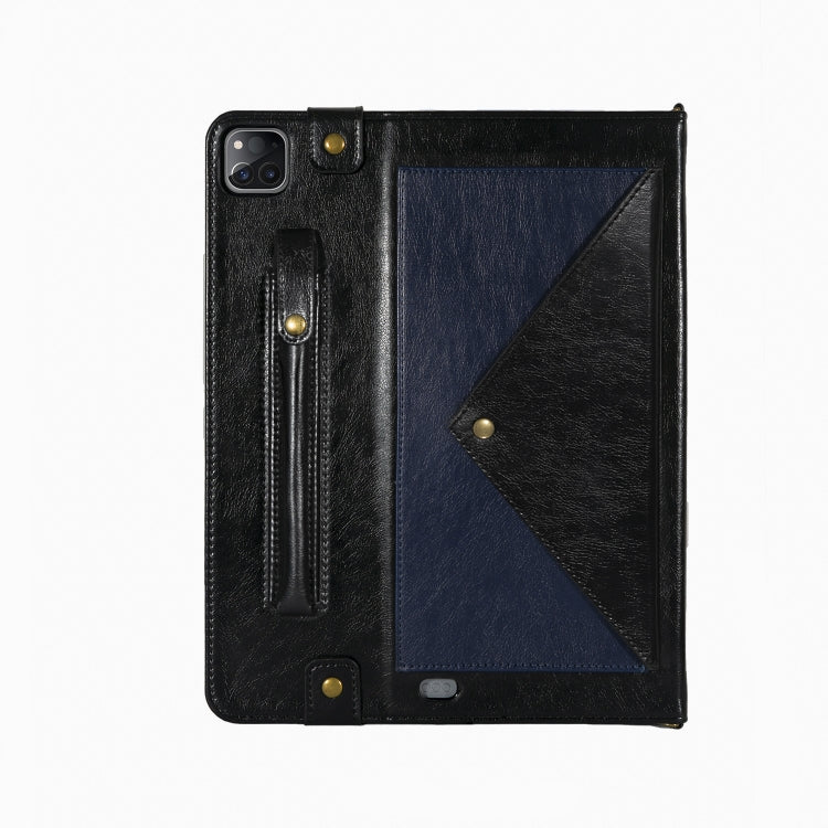 For iPad Pro 11 2021 / 2020 Envelope Color Matching Horizontal Flip PU Leather Tablet Case with Card Slots & Pen Slots & Holder & Wallet & Photo Frame & Shoulder Strap