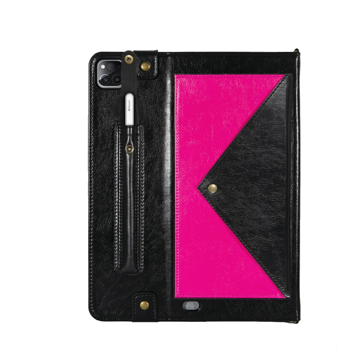 For iPad Pro 11 2021 / 2020 Envelope Color Matching Horizontal Flip PU Leather Tablet Case with Card Slots & Pen Slots & Holder & Wallet & Photo Frame & Shoulder Strap