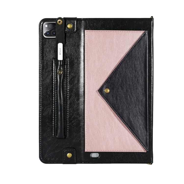 For iPad Pro 11 2021 / 2020 Envelope Color Matching Horizontal Flip PU Leather Tablet Case with Card Slots & Pen Slots & Holder & Wallet & Photo Frame & Shoulder Strap