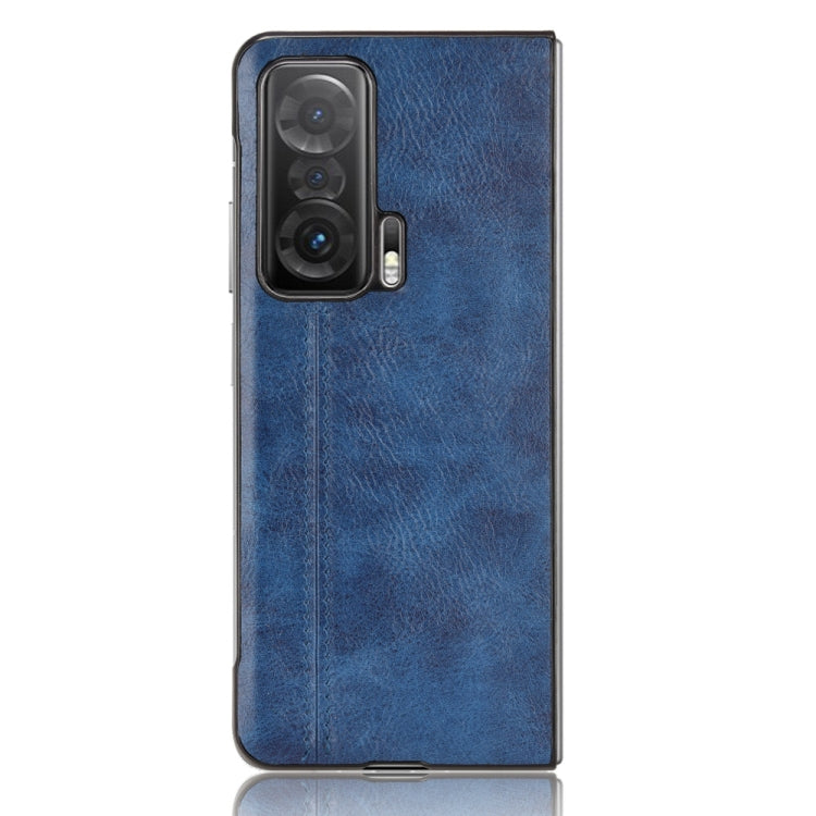 For Honor Magic V Sewing Cow Pattern Skin PC + PU + TPU Case