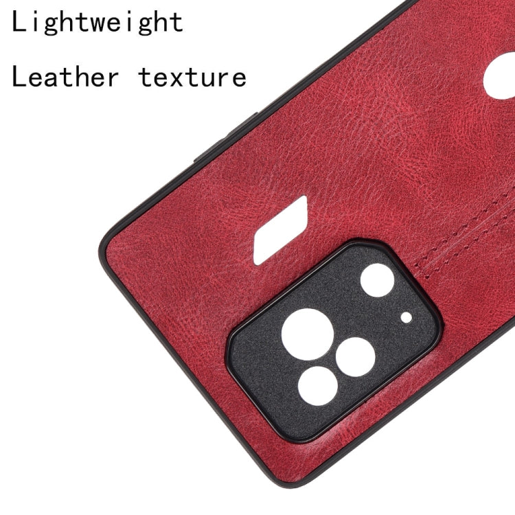 For Xiaomi Black Shark 5 Pro Sewing Cow Pattern Skin PC + PU + TPU Case