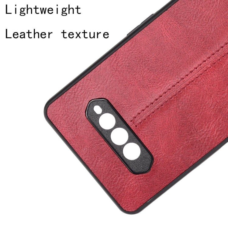 For Xiaomi Black Shark 5 RS Sewing Cow Pattern Skin PC + PU + TPU Case