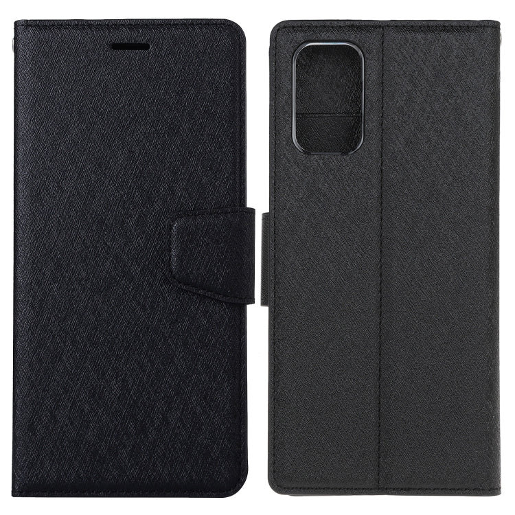 For Galaxy A51 Silk Texture Horizontal Flip Leather Case with Holder & Card Slots & Wallet & Photo Frame