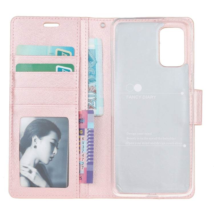 For Galaxy A71 Silk Texture Horizontal Flip Leather Case with Holder & Card Slots & Wallet & Photo Frame