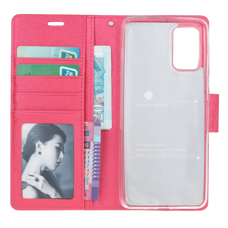 For Galaxy A81 Silk Texture Horizontal Flip Leather Case with Holder & Card Slots & Wallet & Photo Frame