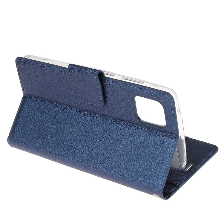 For Galaxy Note10 Lite Silk Texture Horizontal Flip Leather Case with Holder & Card Slots & Wallet & Photo Frame
