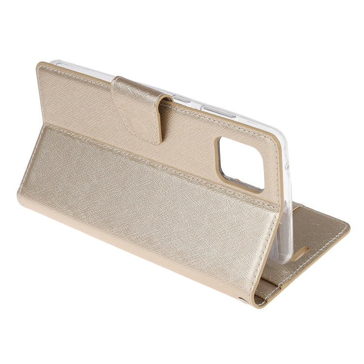 For Galaxy Note10 Lite Silk Texture Horizontal Flip Leather Case with Holder & Card Slots & Wallet & Photo Frame