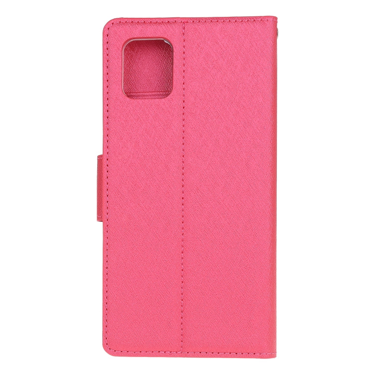 For Galaxy Note10 Lite Silk Texture Horizontal Flip Leather Case with Holder & Card Slots & Wallet & Photo Frame