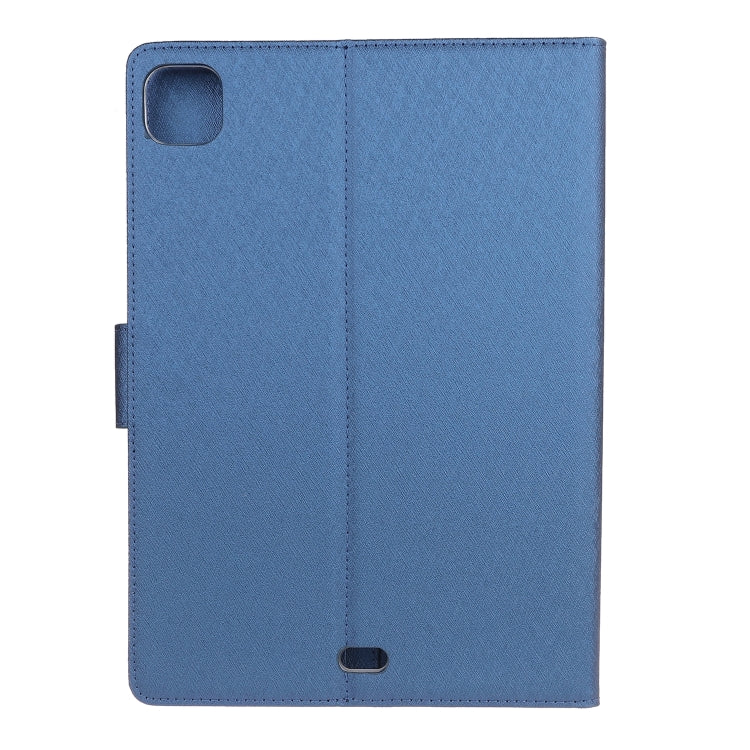 For iPad 11 inch (2020) Silk Texture Horizontal Flip Leather Tablet Case with Holder & Card Slots & Wallet & Photo Frame