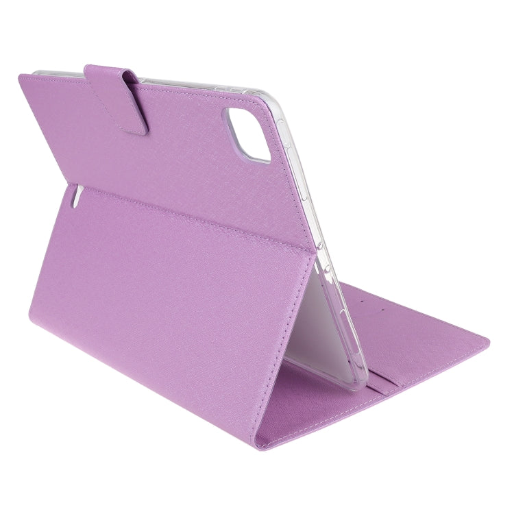 For iPad 11 inch (2020) Silk Texture Horizontal Flip Leather Tablet Case with Holder & Card Slots & Wallet & Photo Frame