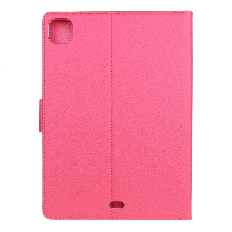 For iPad 11 inch (2020) Silk Texture Horizontal Flip Leather Tablet Case with Holder & Card Slots & Wallet & Photo Frame
